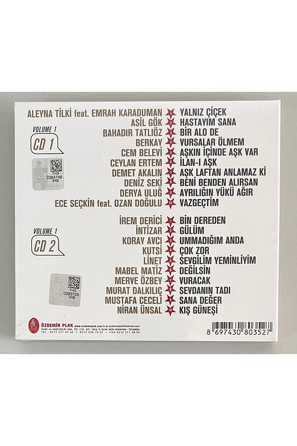 Yıldız Tilbe'nin Yıldızlı Şarkıları Volume 1 Cd (Jelatininde Sıfır  Dönem Baskı Cd) - 2