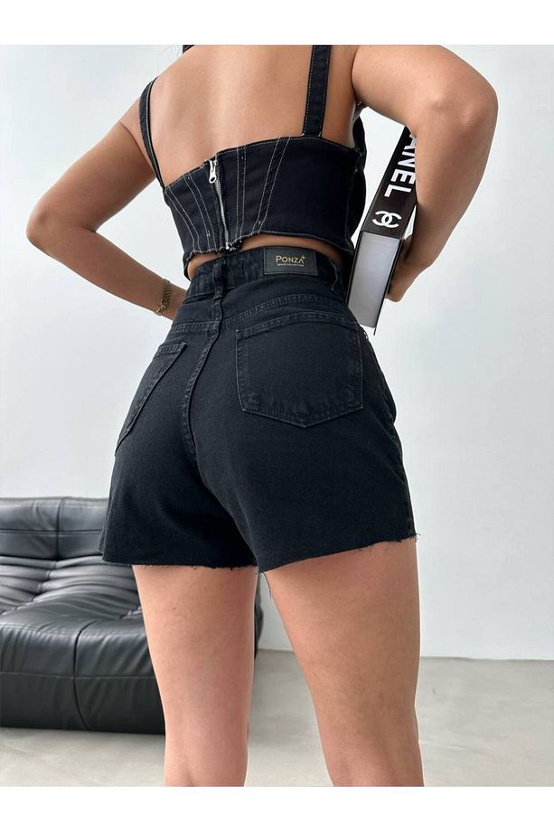 denim şort - 2