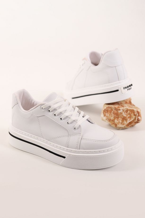 Platform Tabanlı Sneaker Ayakkabı - 3