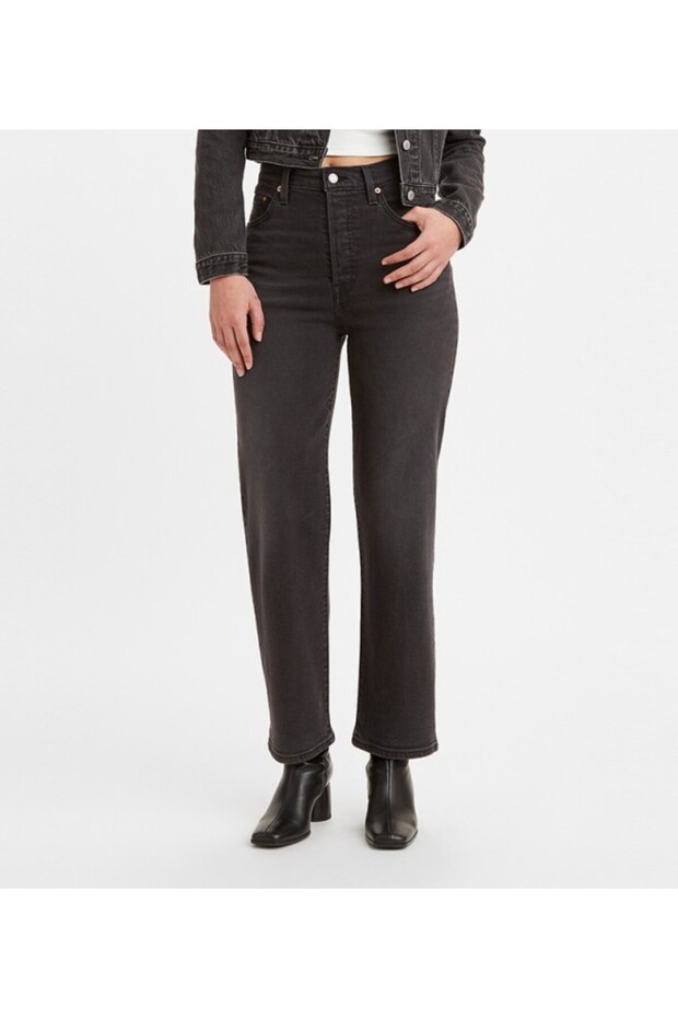 LE LOW SUPER BOOT Women's / Girls' Black Jeans