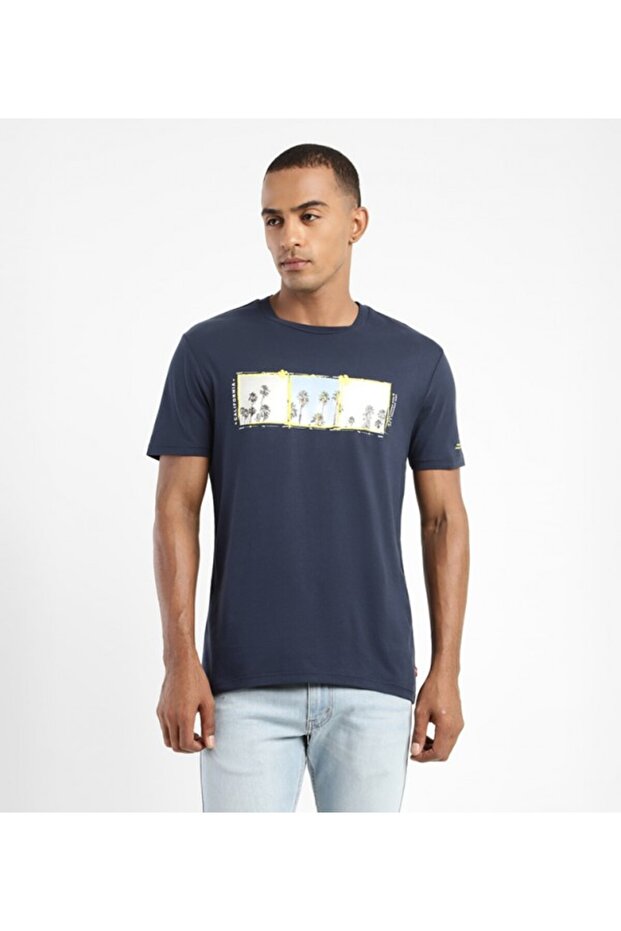 LE SS TEE Men's Blue T-Shirt