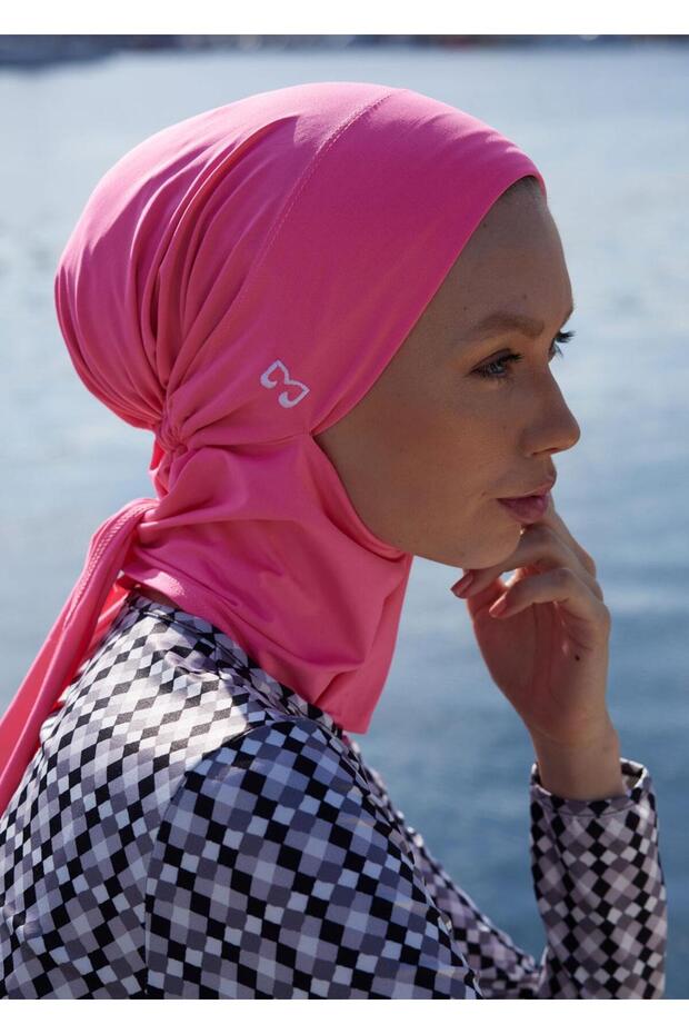 Tesettür Deniz Bone- Pembe - 4