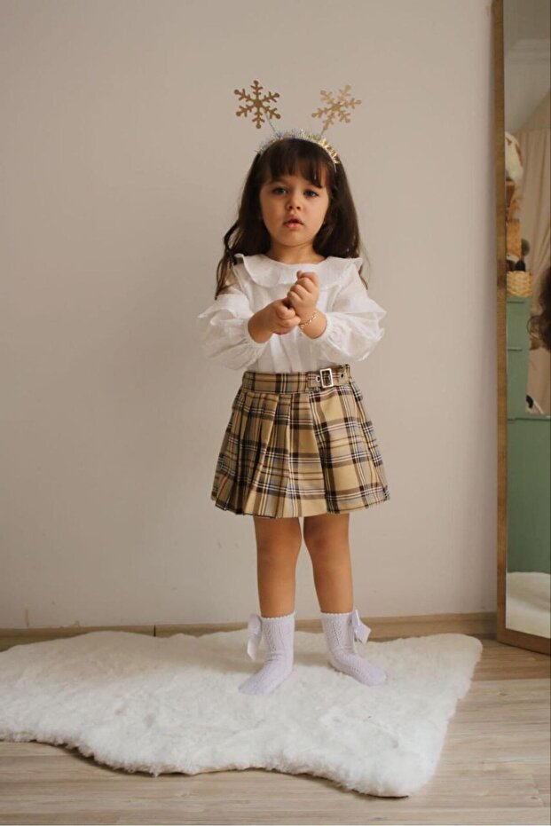 Çocuk Gömlek Şort Takım - 3