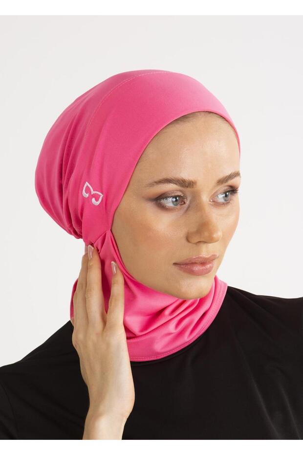 Tesettür Deniz Bone- Pembe - 6