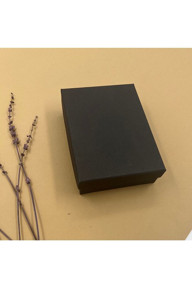 Karton Kutu 2 Adet Siyah Küçük Sert Karton Hediye Kutusu 2 Adet (EN 10*BOY 14*YÜKSEKLİK 3,8 CM) - 3