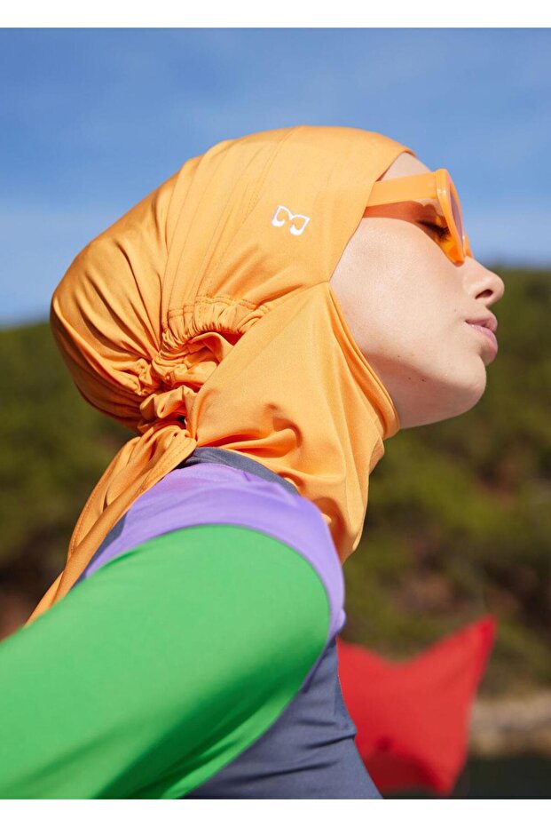 Tesettür Bone- Turuncu - 3