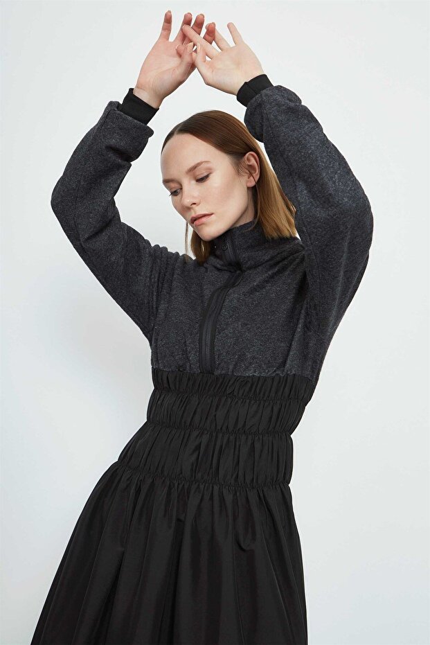 Rochie cu talie adunată - 5