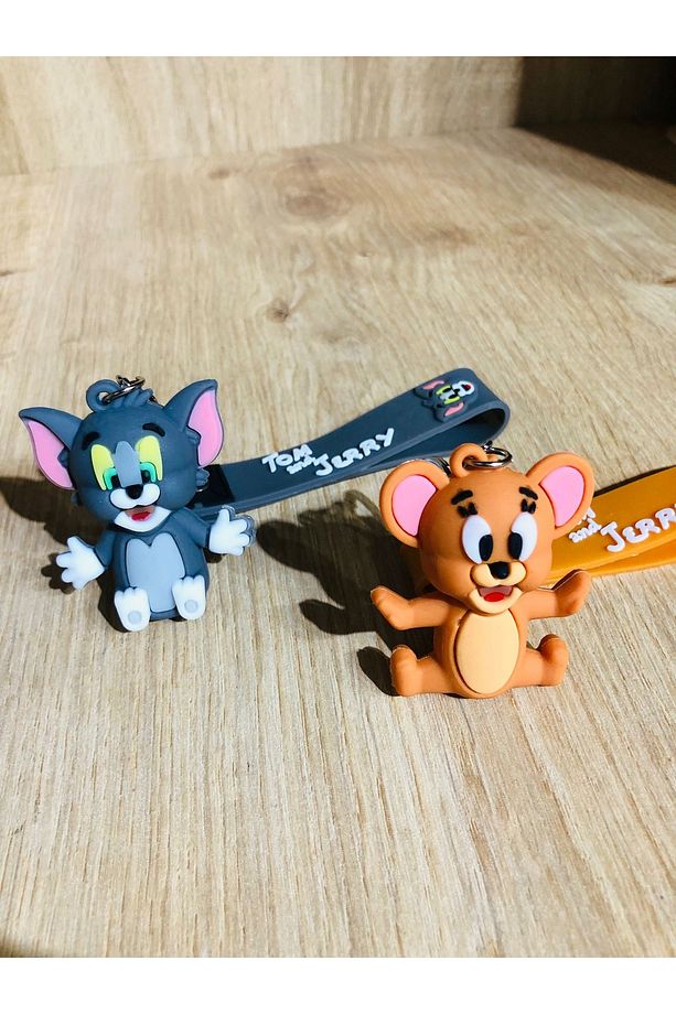 Tom Ve Jerry 3D Çift Anahtarlık 2 Adet - 5