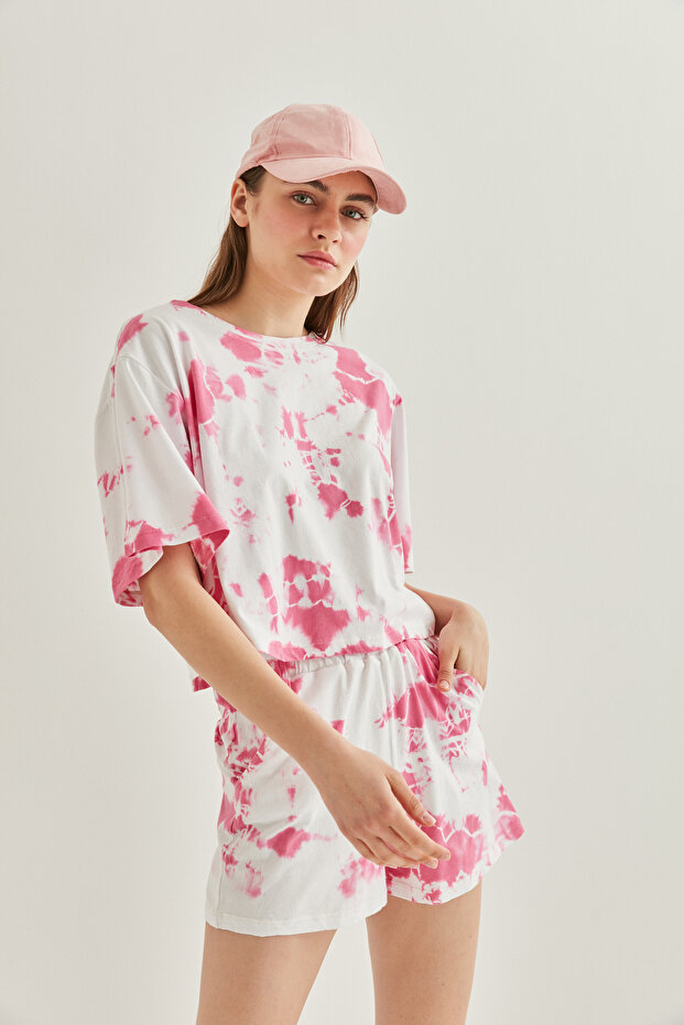 Batik Boyama Crop Tshirt - 2