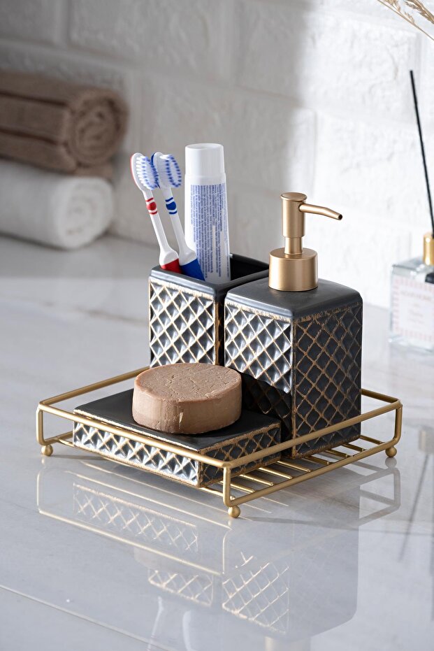 Odeon 4 Parça Banyo Seti - 1