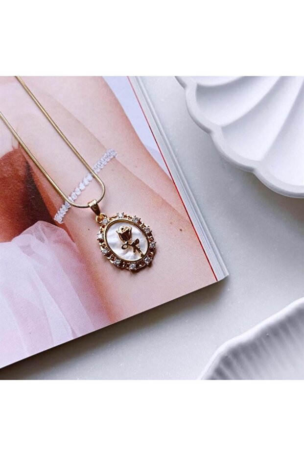 Vintage Rose Kolye - 2