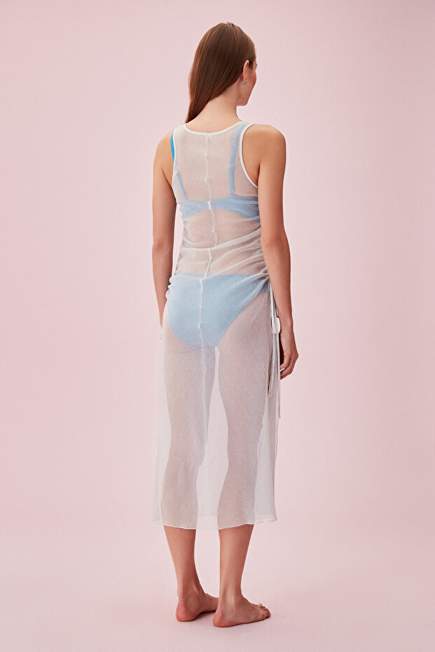 Tül Plaj Elbisesi - 4