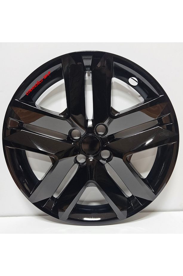 Çobanoğlu Grup Clio 5 16" Piano Black Jant Kapağı 4 Adet Amblem HEDİYE - 1