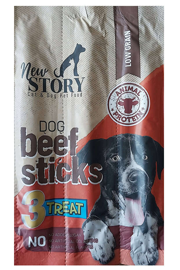 Sığır Etli Köpek Ödülü İri-Irk 11gr Extra Beef Sticks 12 adet 3lü - 2