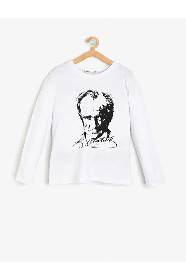 CHILD ATATURK SILUET LONG SLEEVE T-SHIRT