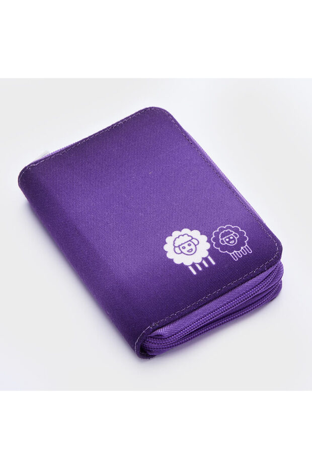 KnitPro Symfonie Ahşap Değiştirilebilir Misinalı Kalın Numaralar Şiş Seti + Balım Örgü Evi Şiş Ölçer - 4