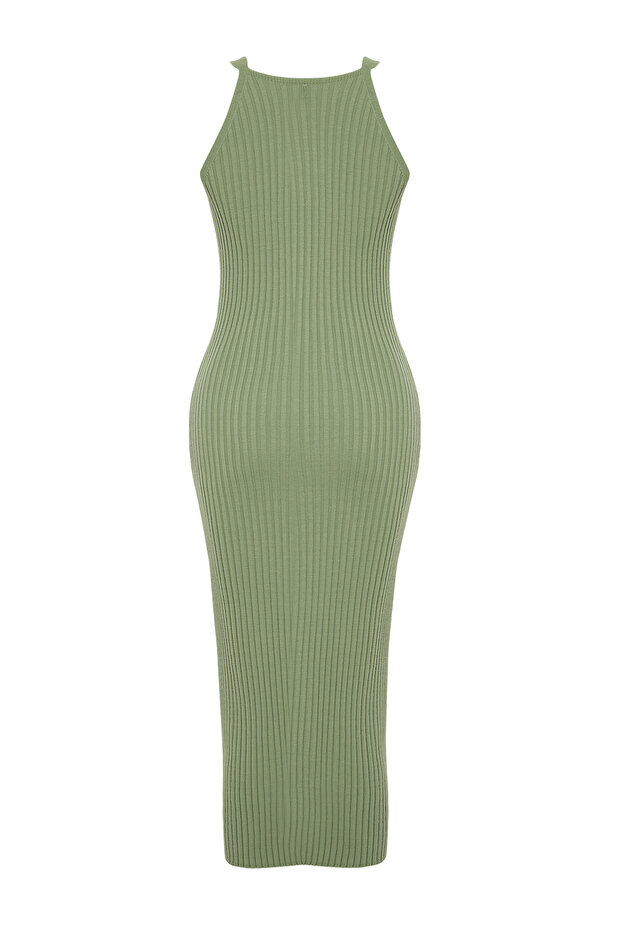 Mint 2'li Midi Triko Basic Hırkalı Elbise TWOSS23EL00738 - 10