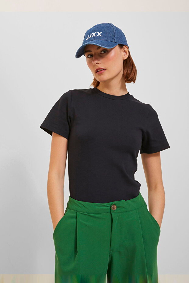 Kadın Logo Nakışlı Denim Şapka - Basic - 2