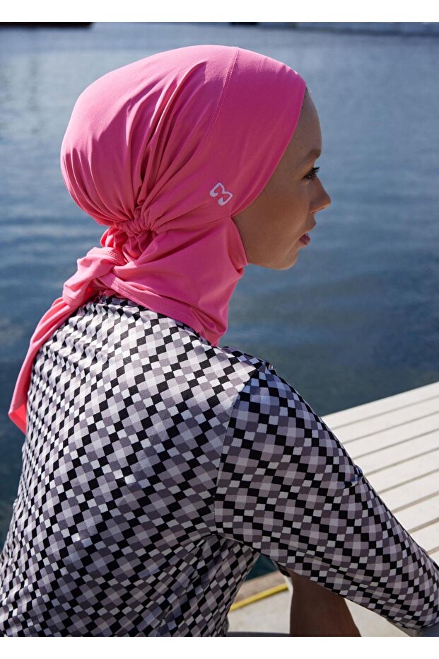Tesettür Deniz Bone- Pembe - 3