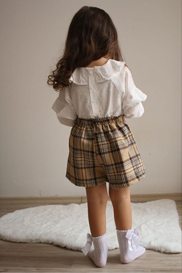 Çocuk Gömlek Şort Takım - 2