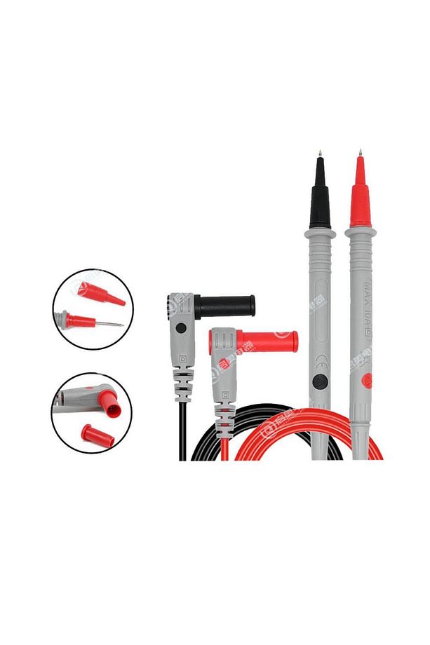 - Mastech Unı-T UT-L27 Multimetre Probu 1000V 10A Test Ölçüm Kablosu İğne Uç Prob - 7