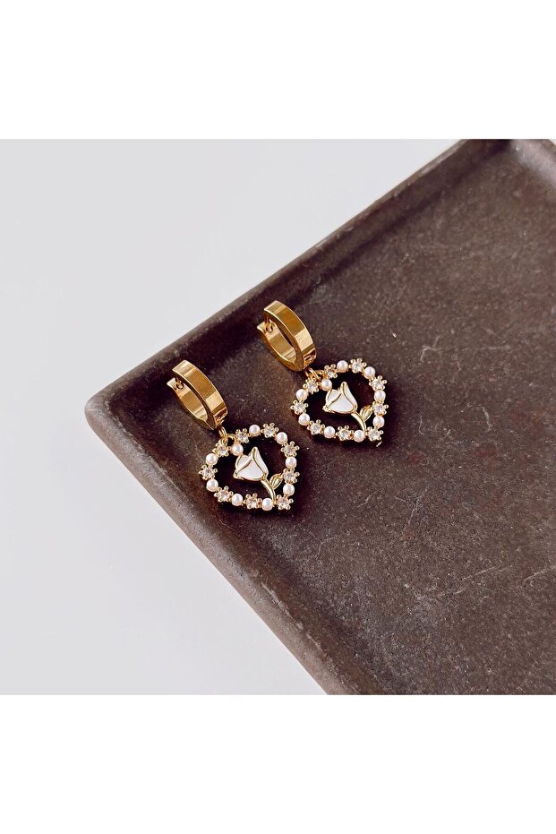 Romantica Steel Earring | Steel Earrings