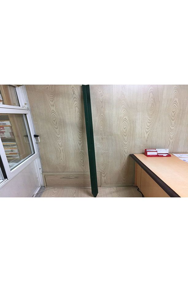Bahçe-tarla Çit Teli Için Hazır Direk-4 Mm. L Köşebentten-2 Mt.uzunluk-yeşil Boyalı--bir Ucu Sivri - 5