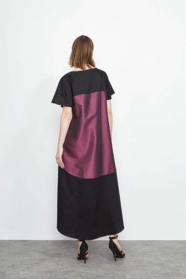 Tafta Detaylı Elbise - 6