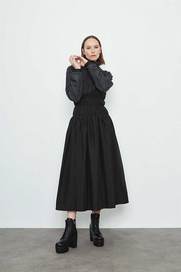 Rochie cu talie adunată - 2