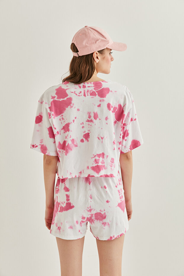 Batik Boyama Crop Tshirt - 6