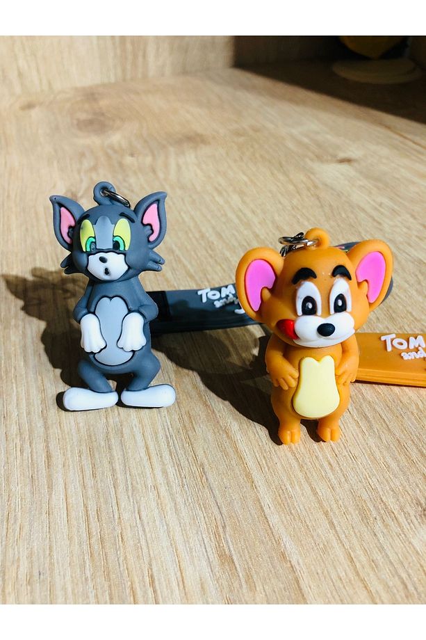 Tom Ve Jerry 3D Çift Anahtarlık 2 Adet - 4