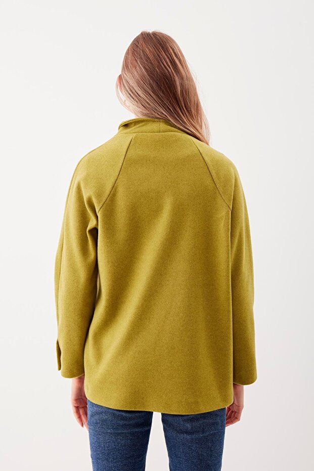 سترة خياطة جيوب غير متناظرة - 5