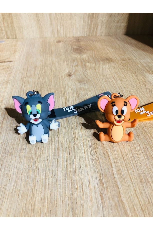 Tom Ve Jerry 3D Çift Anahtarlık 2 Adet - 3