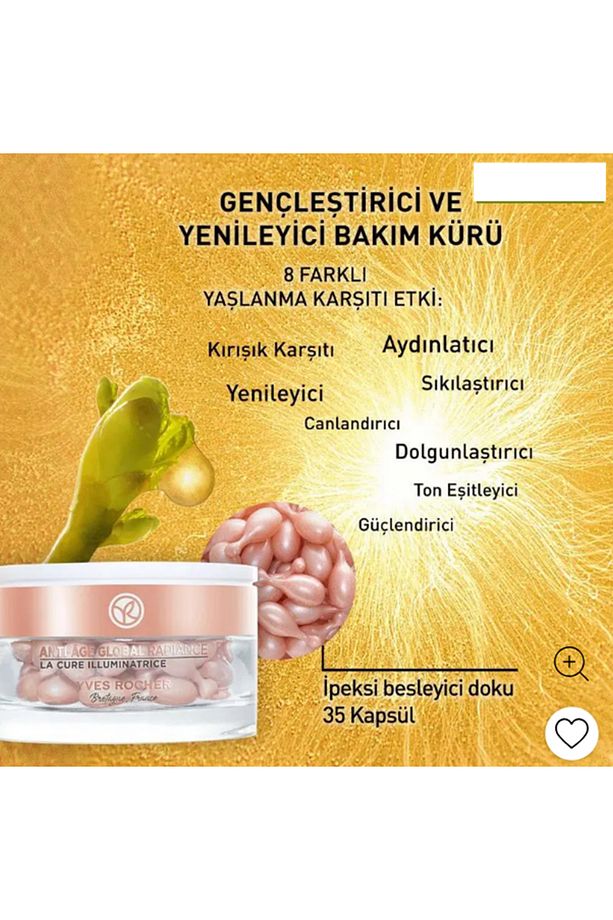 Leke Karşıtı Kür - Yenileyici Yaşlanma Karşıtı Bitkisel Kök Hücre Bakımı / Anti-Age Global 10.5 ml - 2