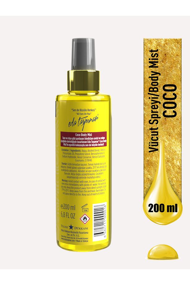 Coco ( Coconut ) Body Mist Vücut Spreyi 200ml. - 2