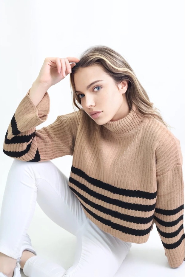 ДАМСКИ ПЛЕТЕЕН ПУЛОВЕР - 3