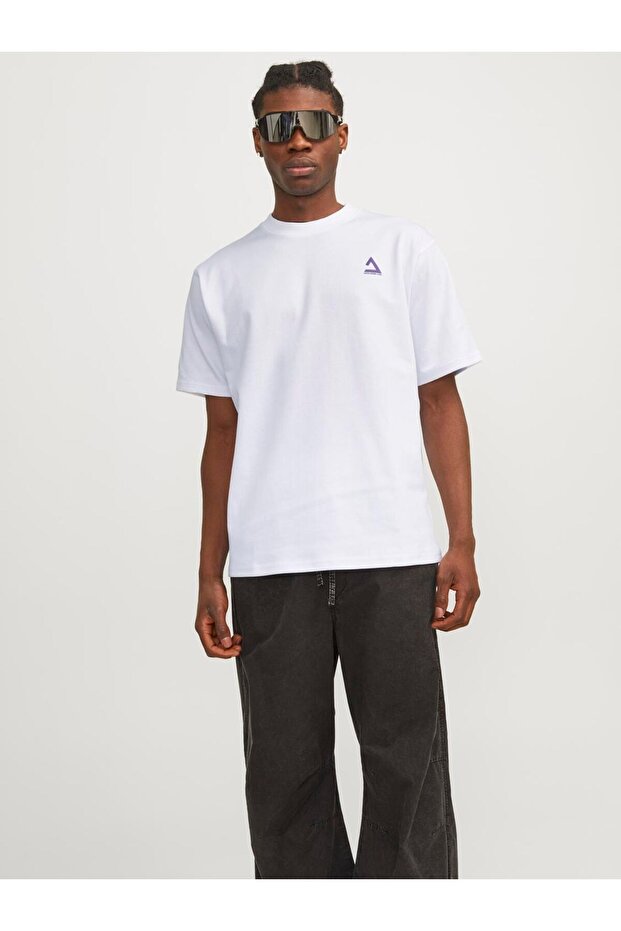 Men's Crew Neck Printed T-shirt -12258622