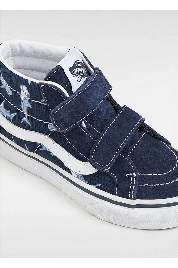 UY SK8 Mid Reissue V Mavi Çocuk Spor Ayakkabı - 4