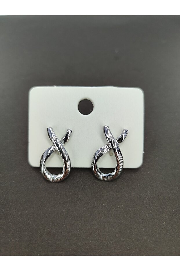 أقراط الشريط منقوشة - 2