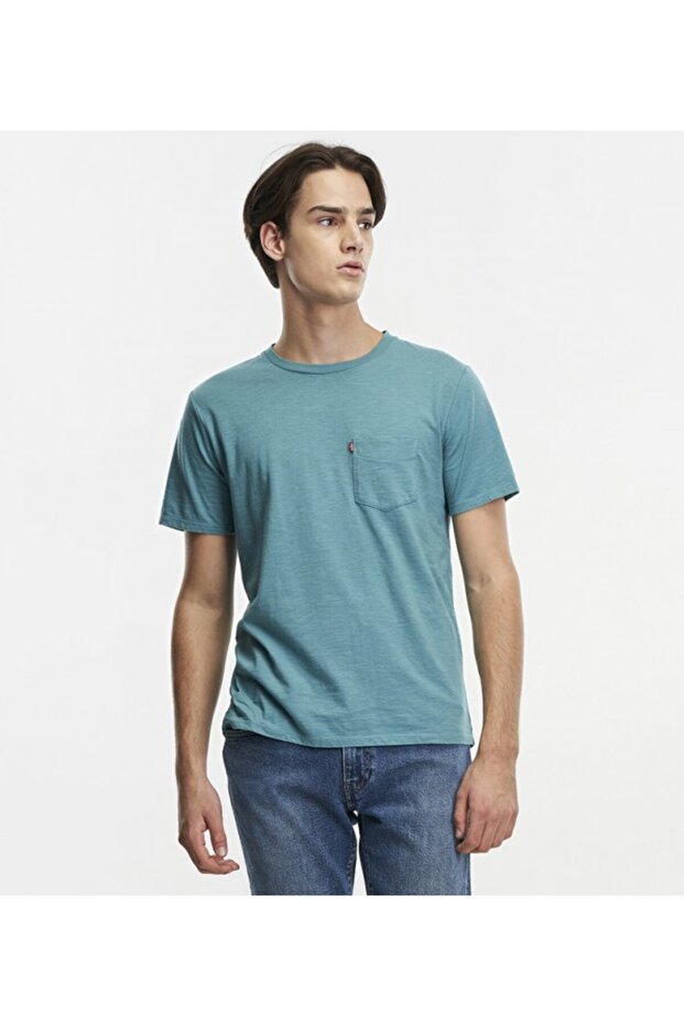 LE SS TEE Men's Green T-Shirt
