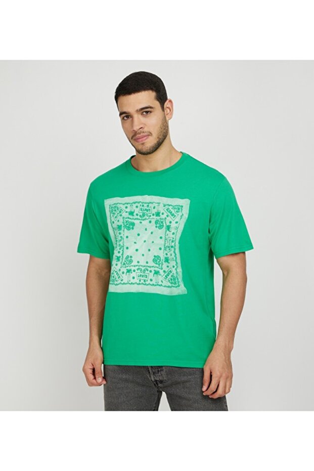 LE SS TEE Men's Green T-Shirt