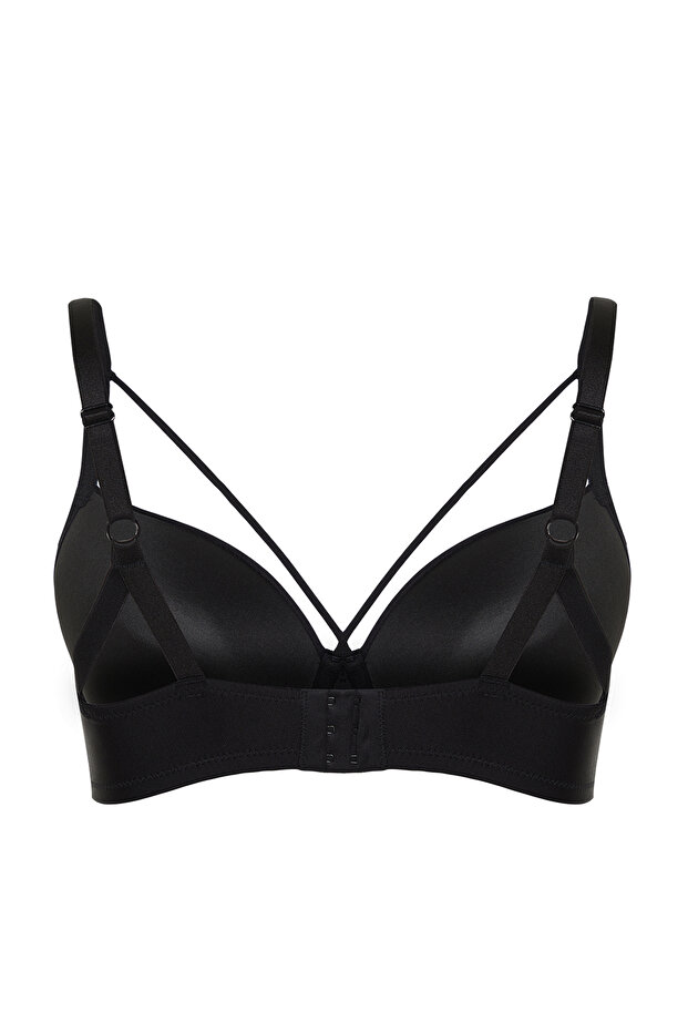 Fix fedésű póló melltartó fekete szegéllyel, nagy méretű melltartó TBBSS24CW00013 - 7