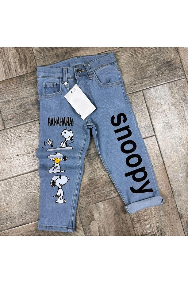 Yigit Butik Snoopy Baskılı Erkek Çocuk Pantolon - 2