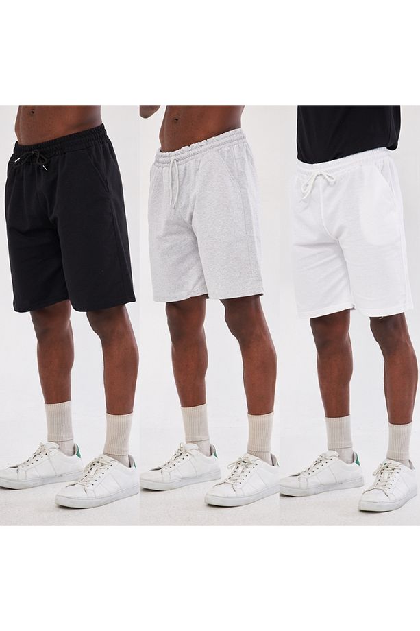 Unisex 3 Lü Şort - 1