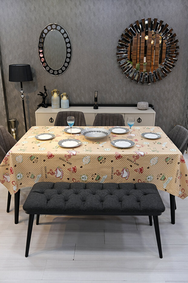 Damla Liquid Proof Table Cover Tablecloth Models - 1