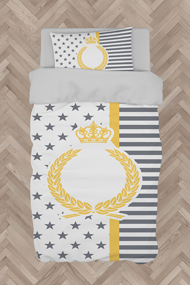 Baby and Children's Room Crown Wreath Star Bedding Set Bmn-8332