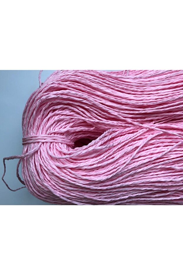 Açık Pembe Renk Kağıt Ip 1 Bağ 23 - 1