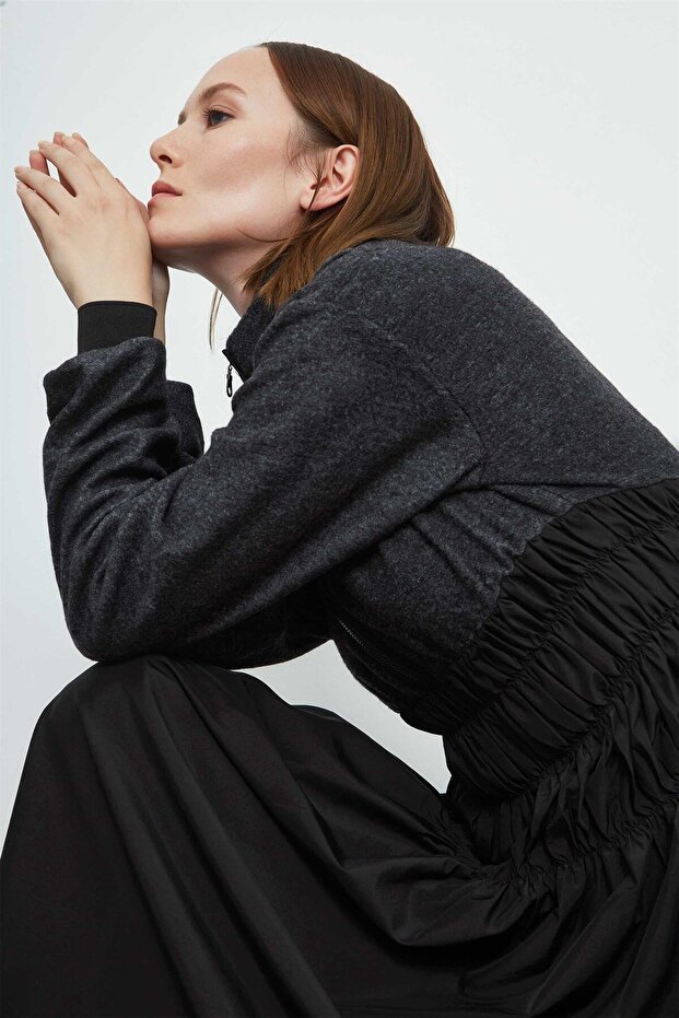 Rochie cu talie adunată - 4