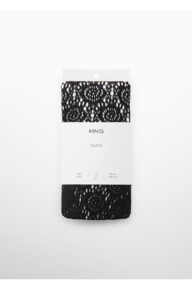 Dantel tasarımlı çorap - 2