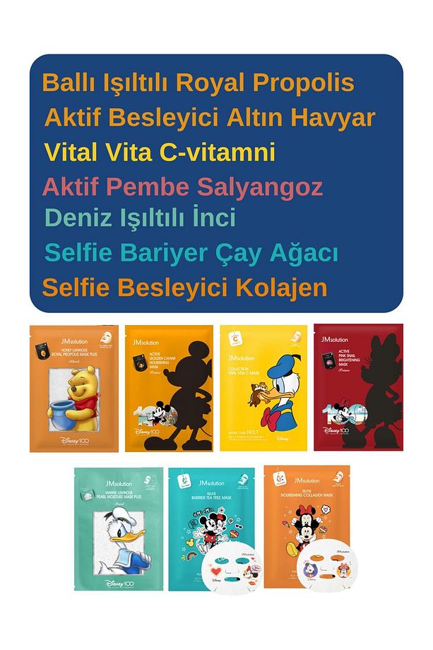 Karışık Maske Seti 7 Adet - 2